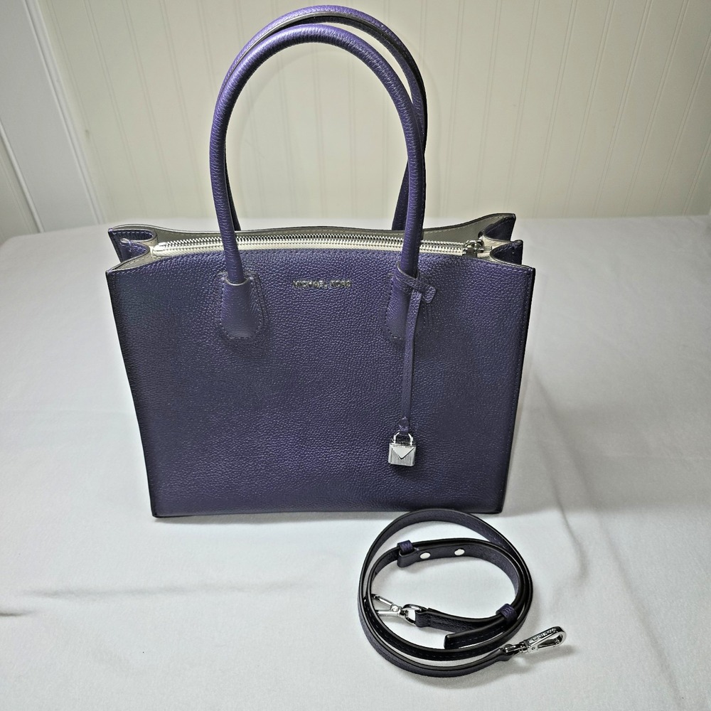 Michael Kors Purple Crossbody Bag - Picture 3 of 16